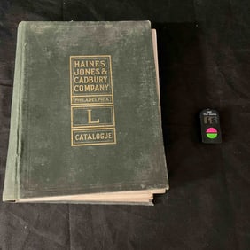 HAINES, JONES & CADBURY COMPANY Philadelphia Plumbing Catalogue L, 1902