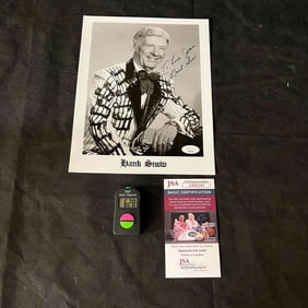 Hank Snow Signed Photograph with JSA Authentication