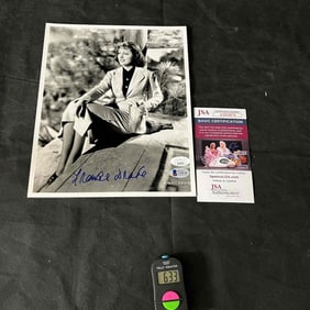 Frances Drake Signed Photograph, JSA & Beckett Authenticated