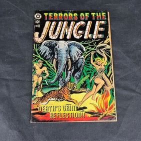 Terrors of the Jungle 8 L.B. Cole Art Detached Cover