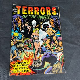 Terrors of the Jungle 17 L.B. Cole Art Bondage Cover Detached Cover