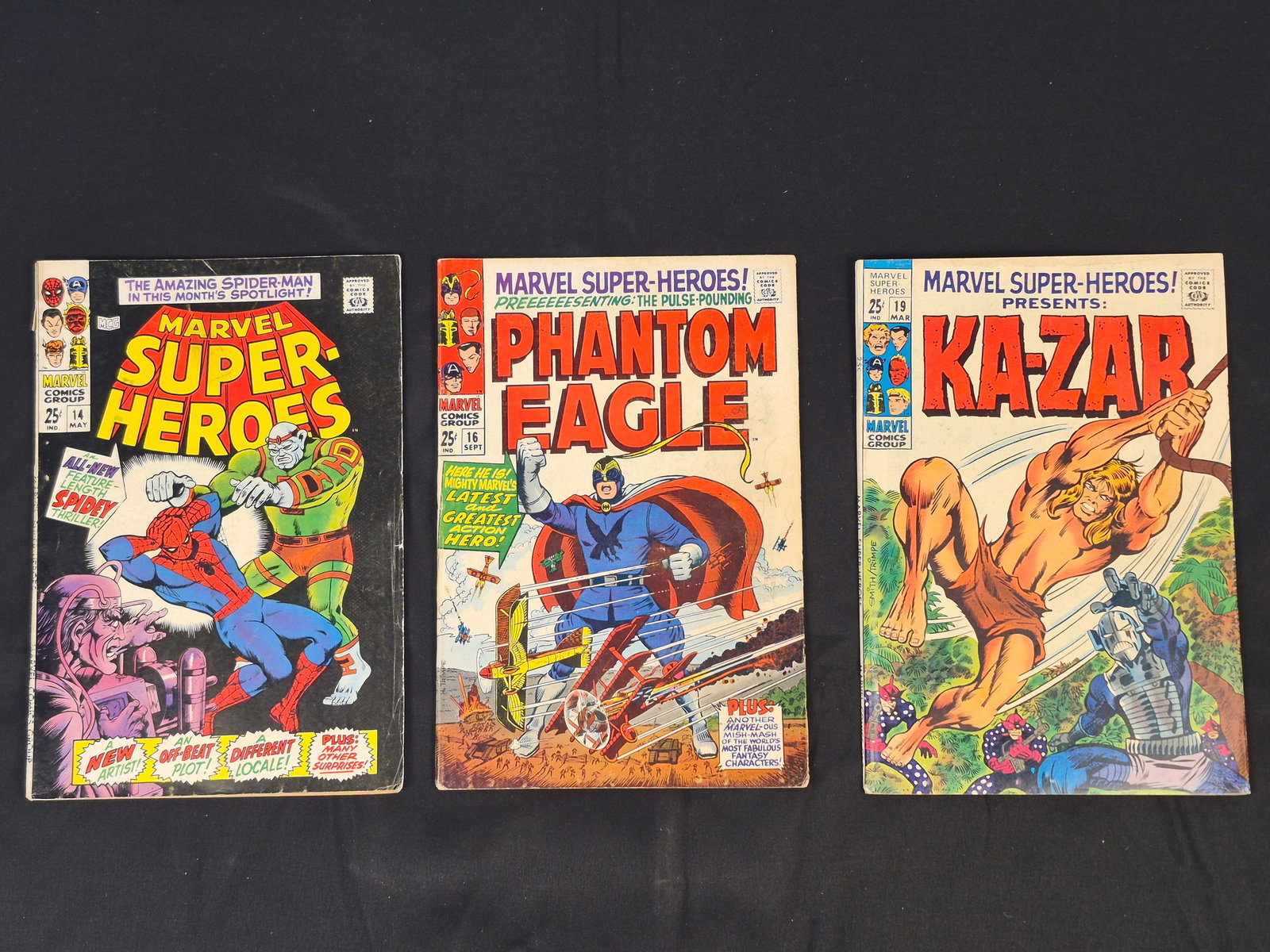 Marvel Super-Heroes #14, #16 & #19 Lot (1 of 2)