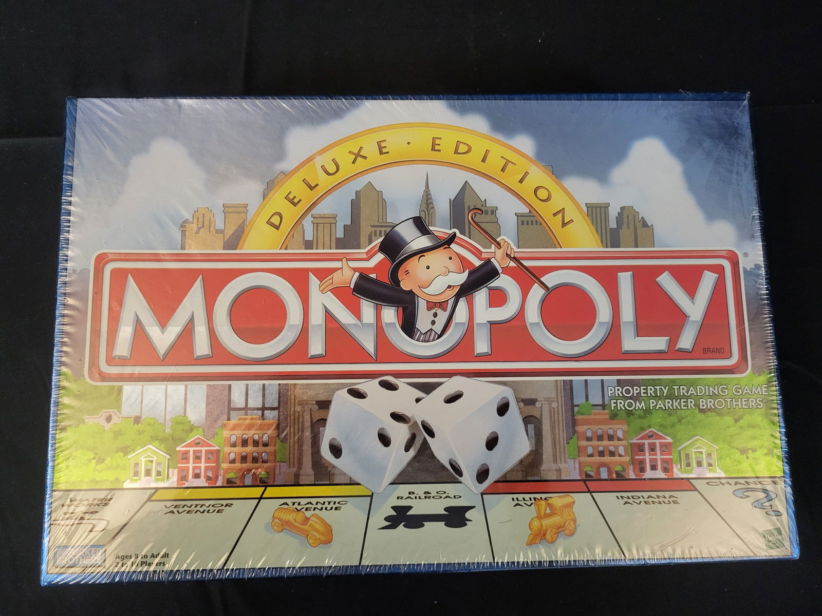 I00005 Monopoly Deluxe Edition Property Trading Game, Parker Brothers 1998 (1 of 3)