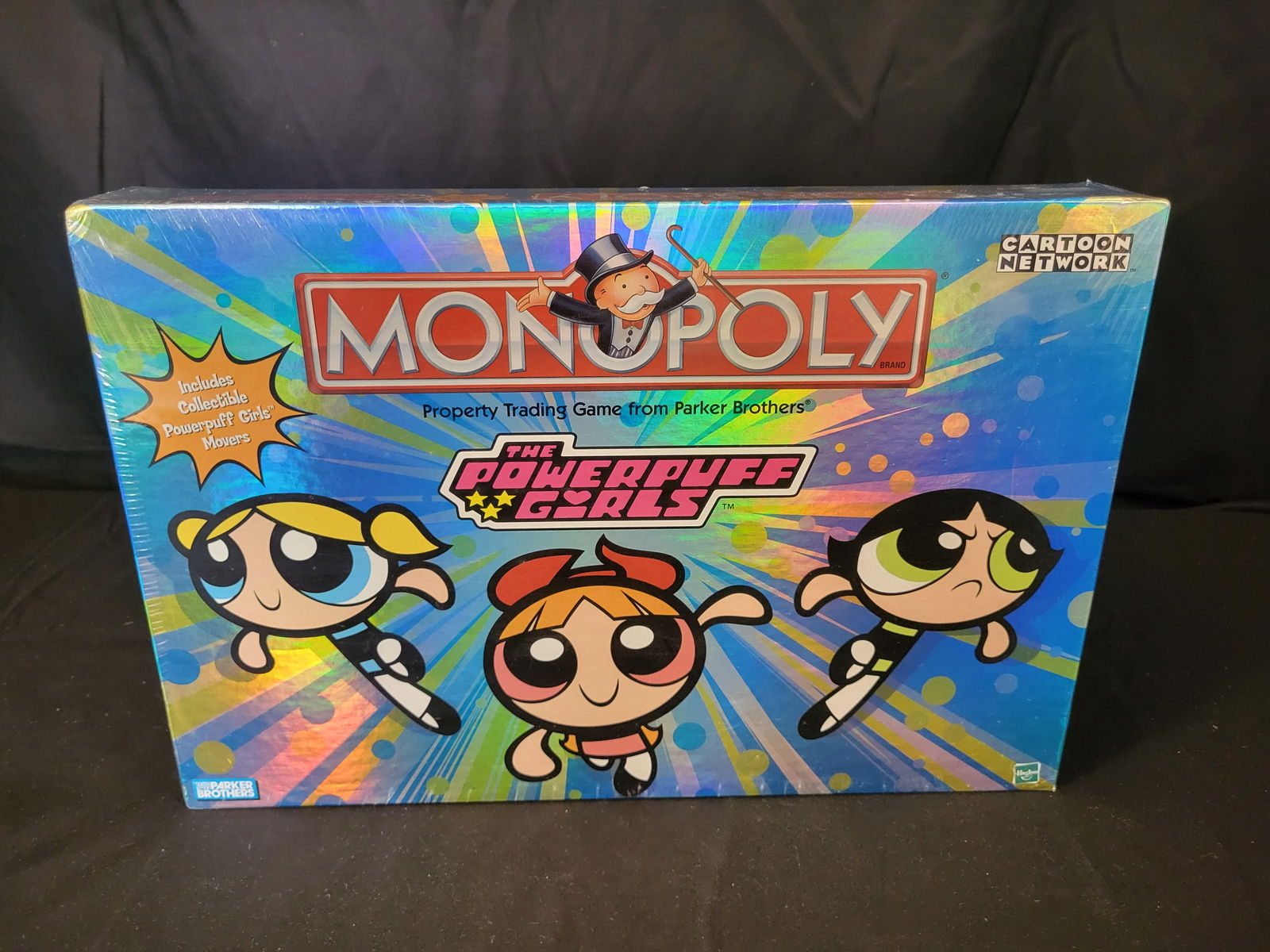 I00009 2001 Monopoly Cartoon Network Powerpuff Girls Collector's Edition Board Game (1 of 2)