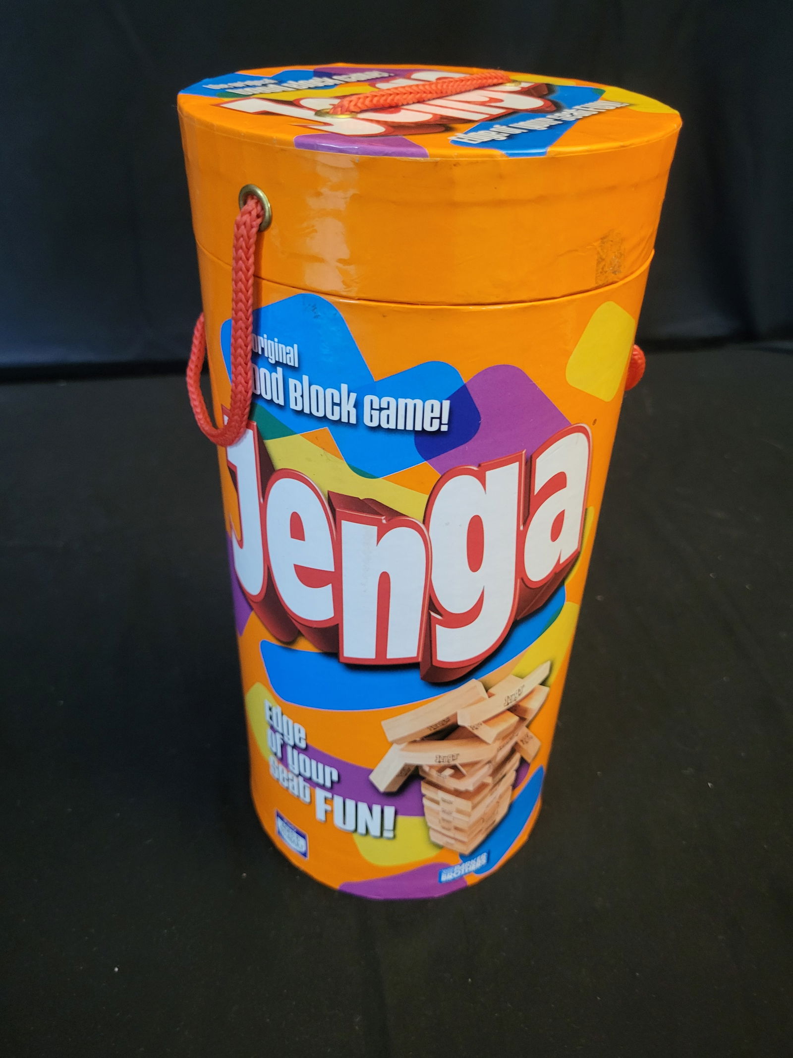 I00213 Hasbro Gaming Jenga Tube Pack Hardwood Block Game (1 of 1)