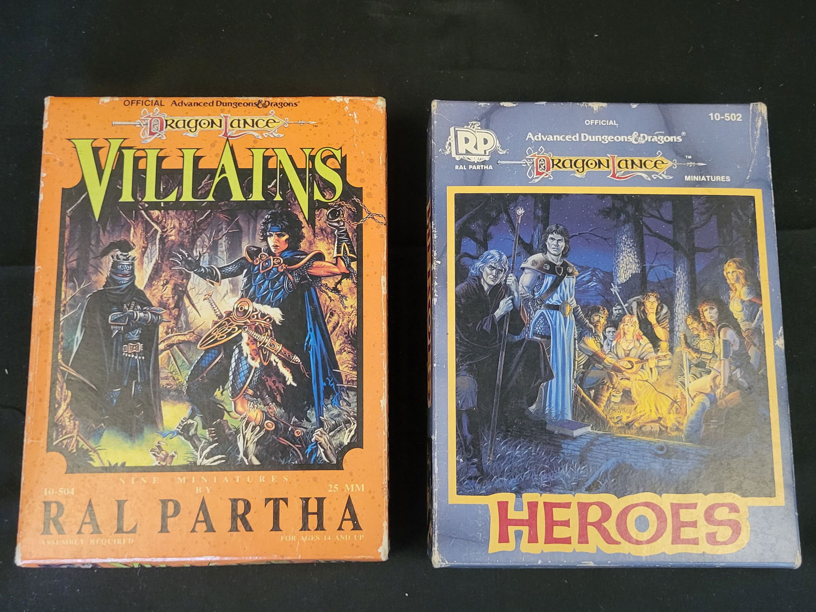 I00343 A Pair of Ral Partha Advanced Dungeons & Dragons Dragonlance Miniature Boxed Sets (1 of 3)