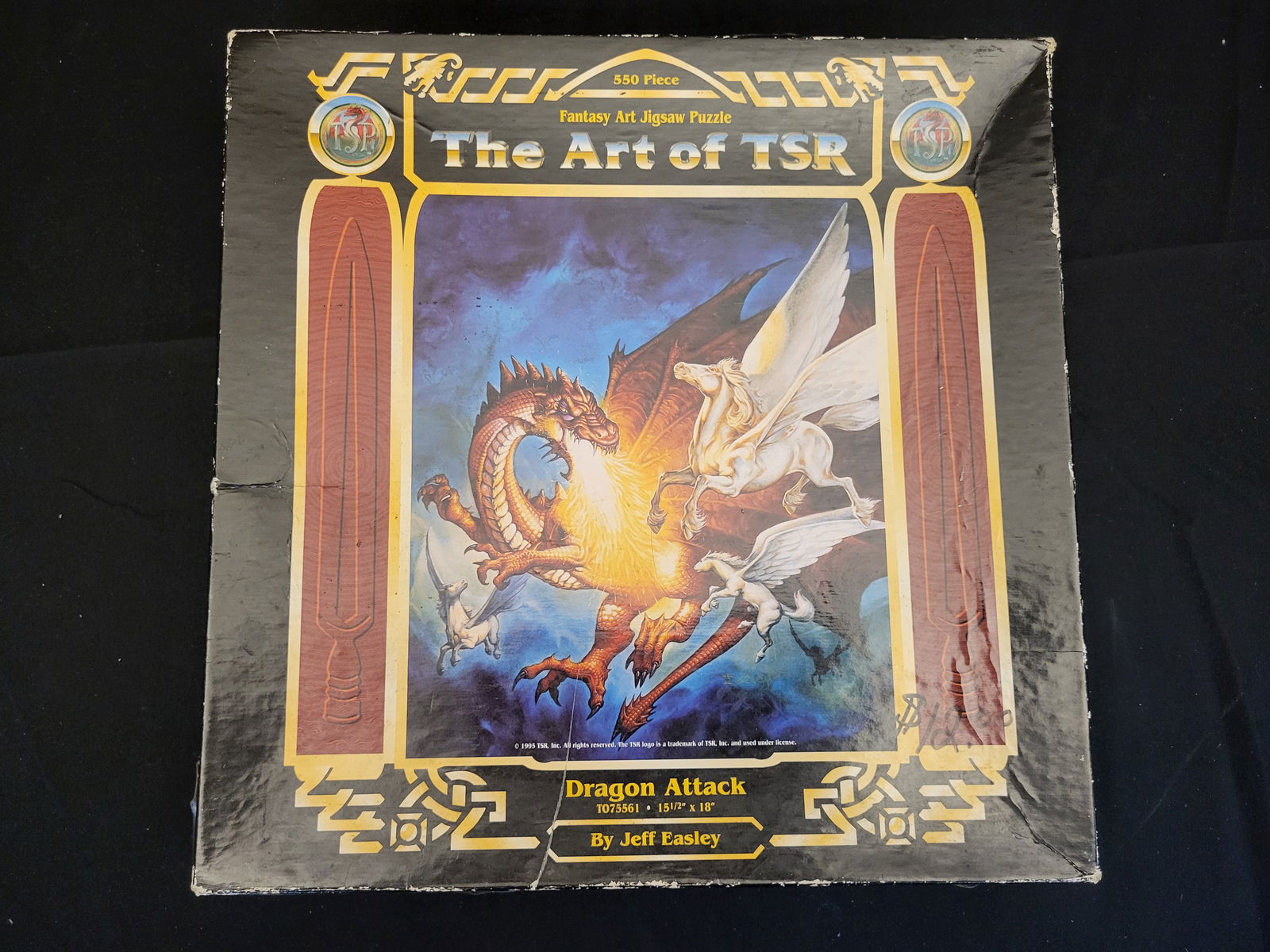I00387 SunsOut The Art of TSR Dragon Attack 550 Piece Jigsaw Puzzle (1 of 3)