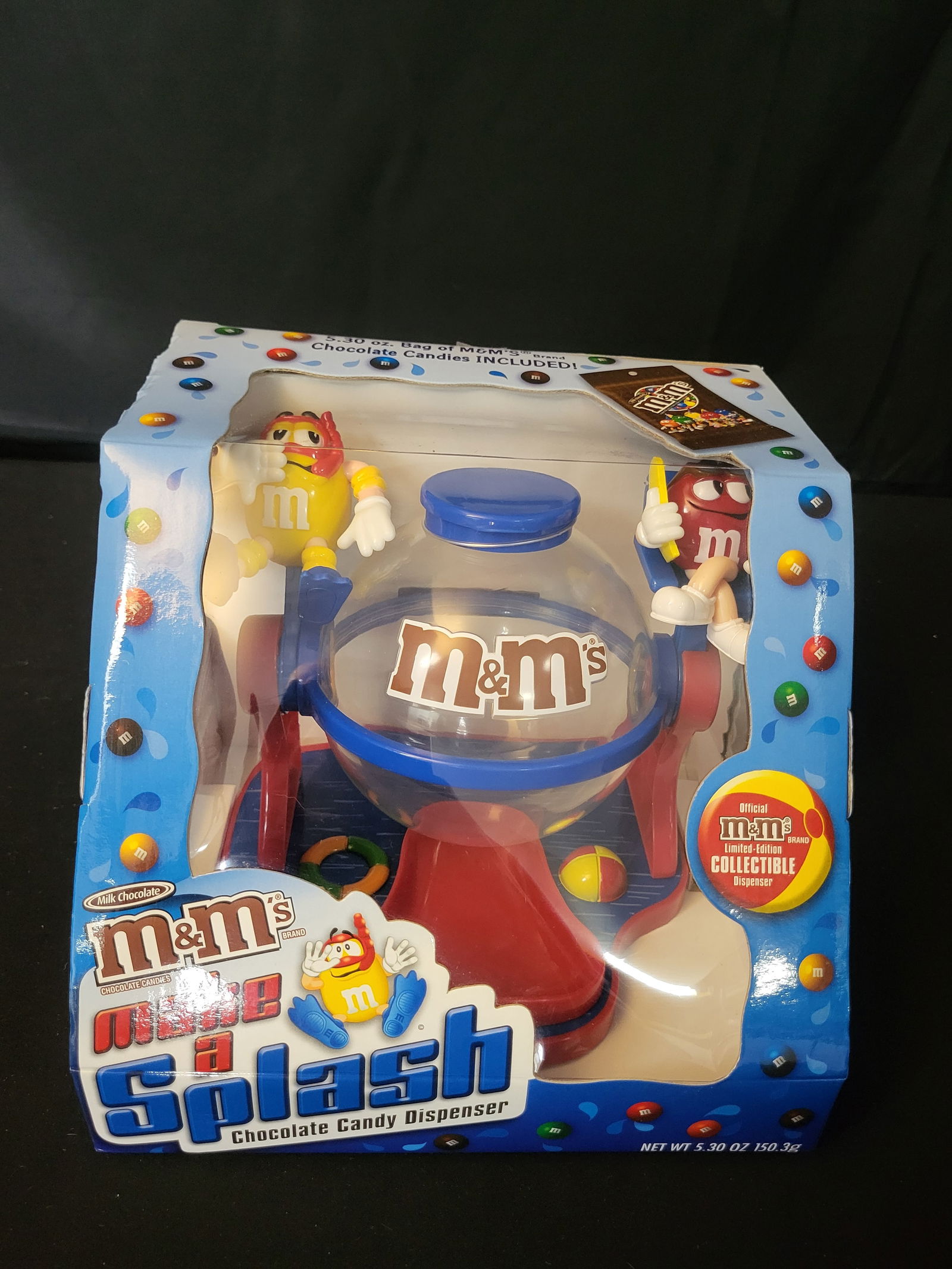 I00075 M&M's Make a Splash Chocolate Candy Limited Edition Dispenser (1 of 3)