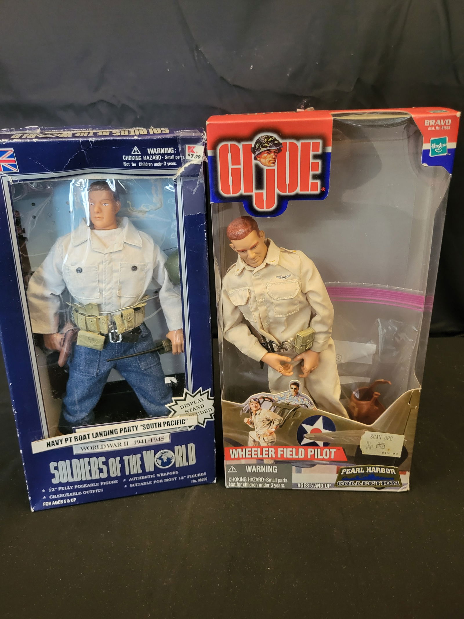 I00266 Two 12-Inch Military Action Figures Including Hasbro G.I. Joe Pearl Harbor Collection Wheeler (1 of 4)
