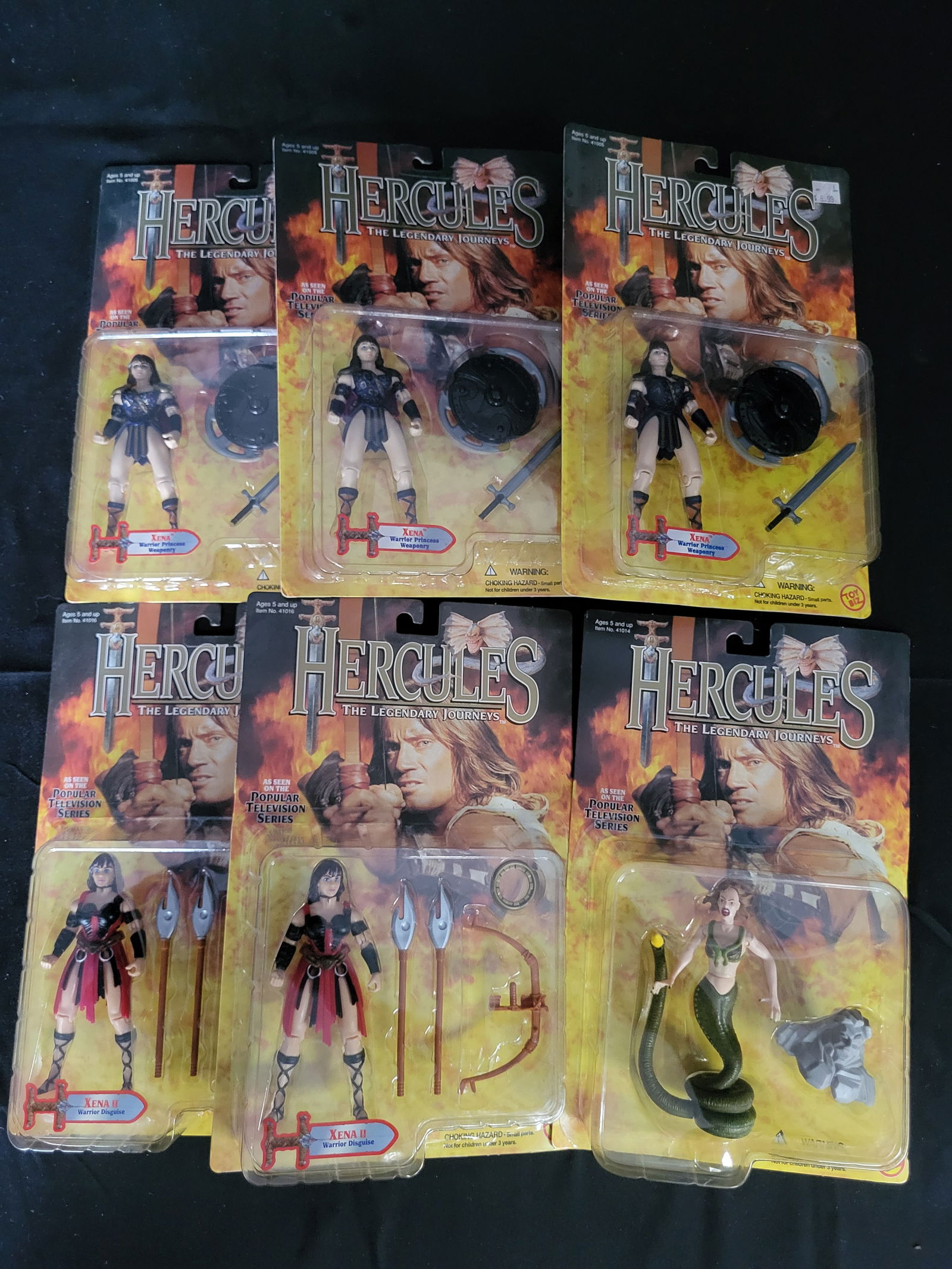 I00312 A Collection of Toy Biz Hercules The Legendary Journeys Action Figures (1 of 3)