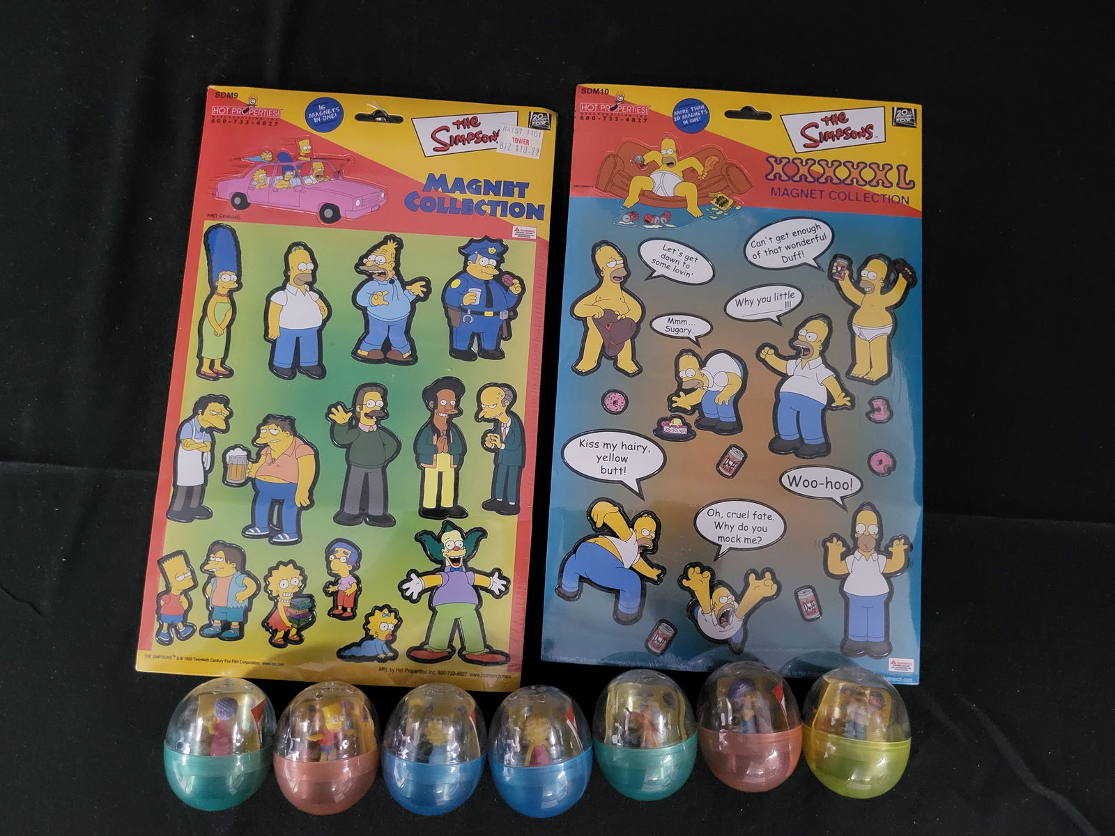 I00277 A Group of The Simpsons Magnet Sheets and Miniature Figures by Hot Properties Inc (1 of 1)
