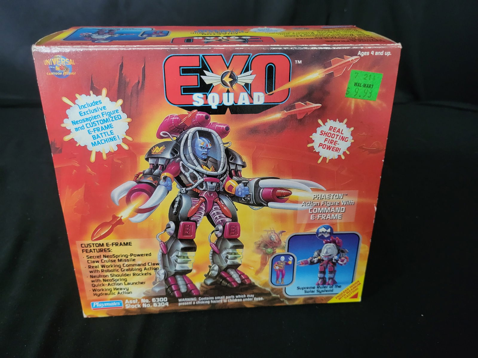 I00231 1993 Playmates Exo Squad Phaeton with Command E-Frame Action Figure Set (1 of 3)