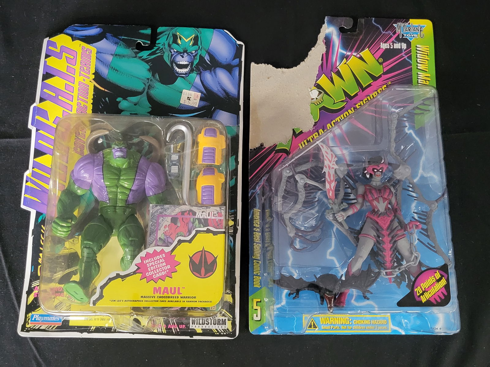 I00309 Two 1990s Comic Book Action Figures Including Playmates WildC.A.T.S. Maul and McFarlane Toys (1 of 1)