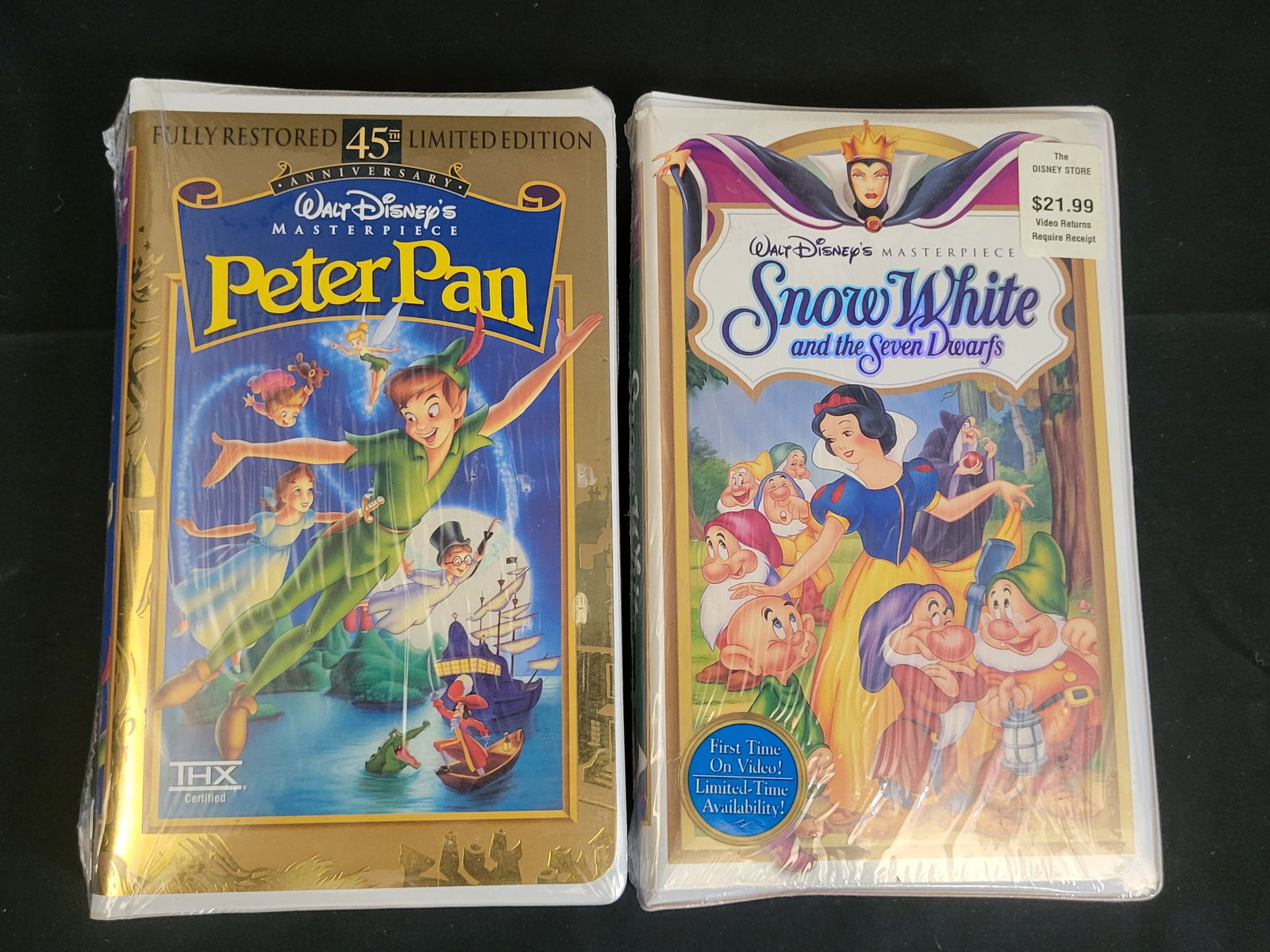 I00418 A Pair of Walt Disney's Masterpiece Collection VHS Tapes (1 of 2)