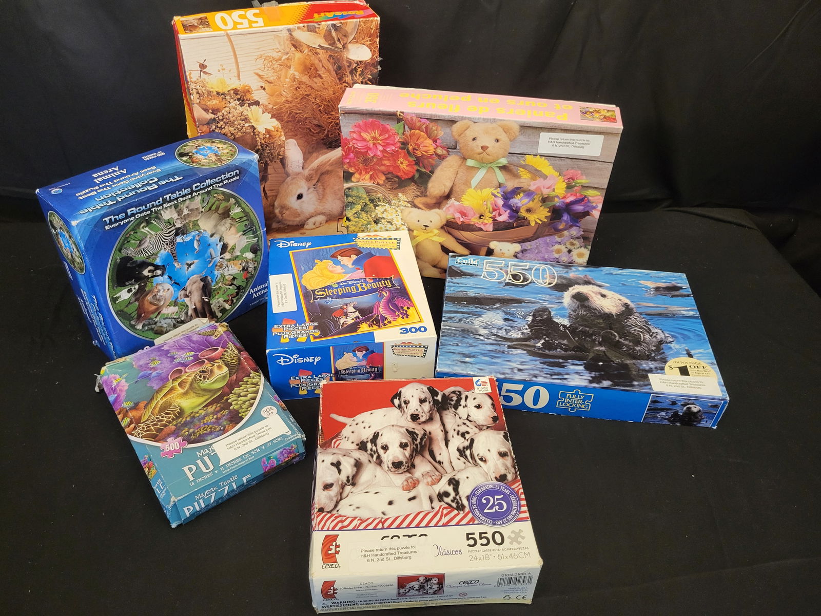 I00386 A Collection of Jigsaw Puzzles Including Disney, Ceaco, and Guild (1 of 2)