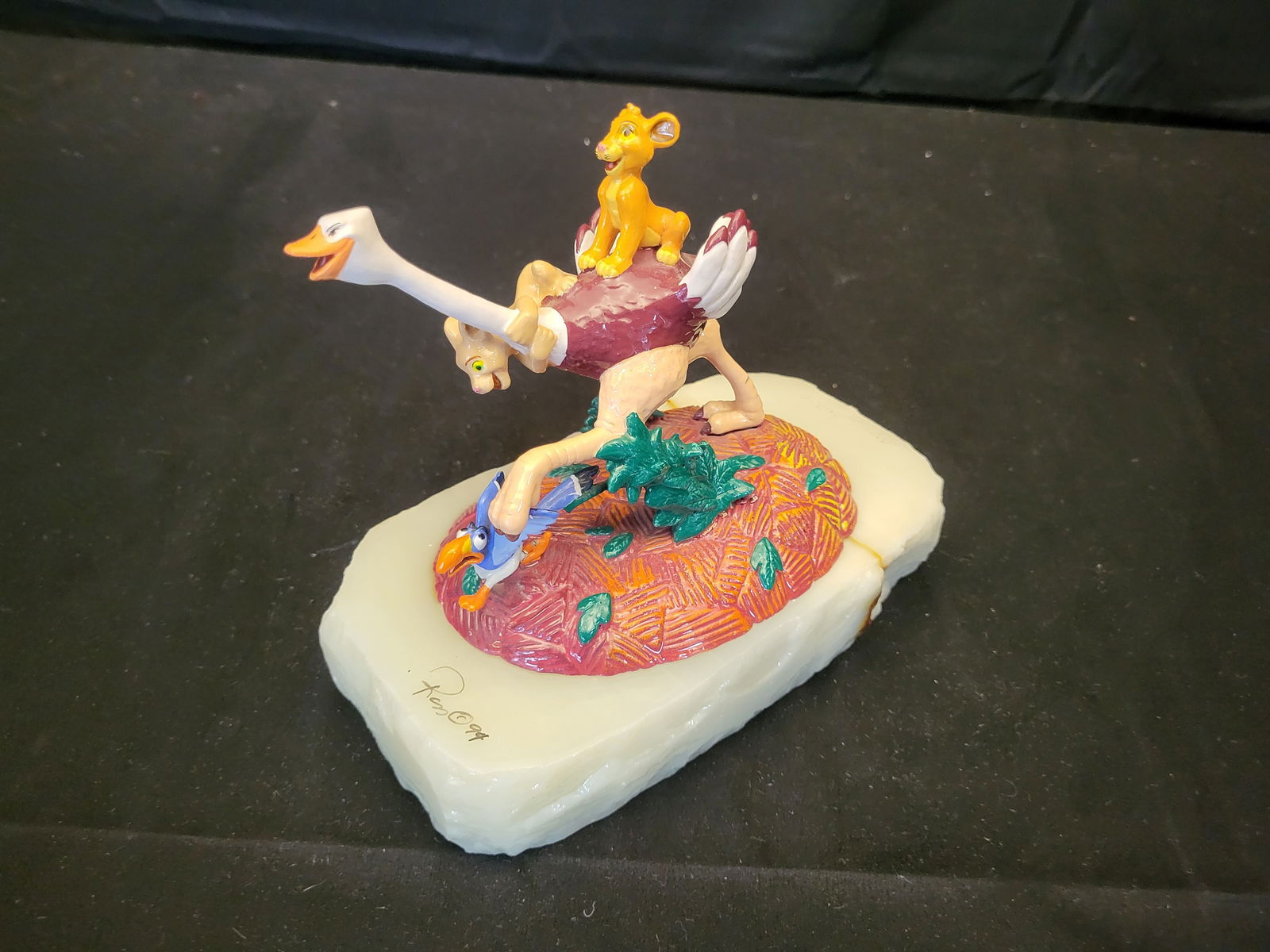 I00401 Disney The Lion King Resin Maquette Figurine Signed Ron 94 (1 of 3)