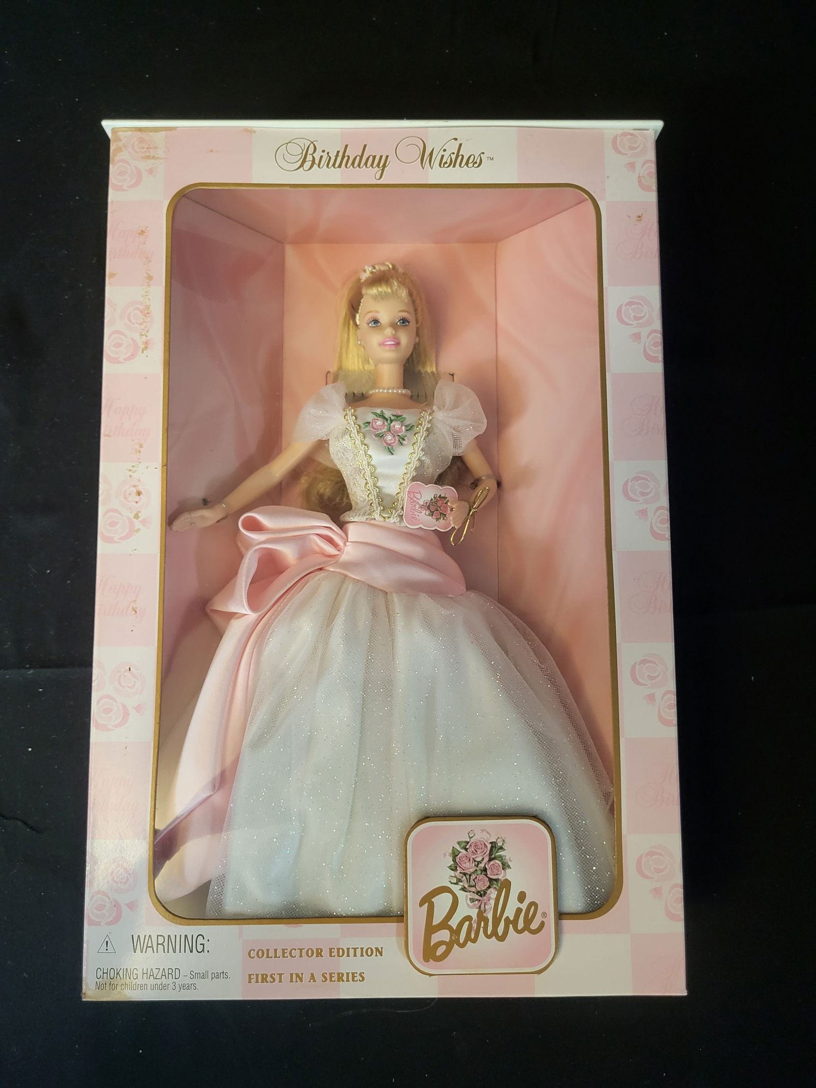 I00056 1998 Birthday Wishes Barbie Doll Collector Edition First in a Series Mattel 21128 (1 of 4)