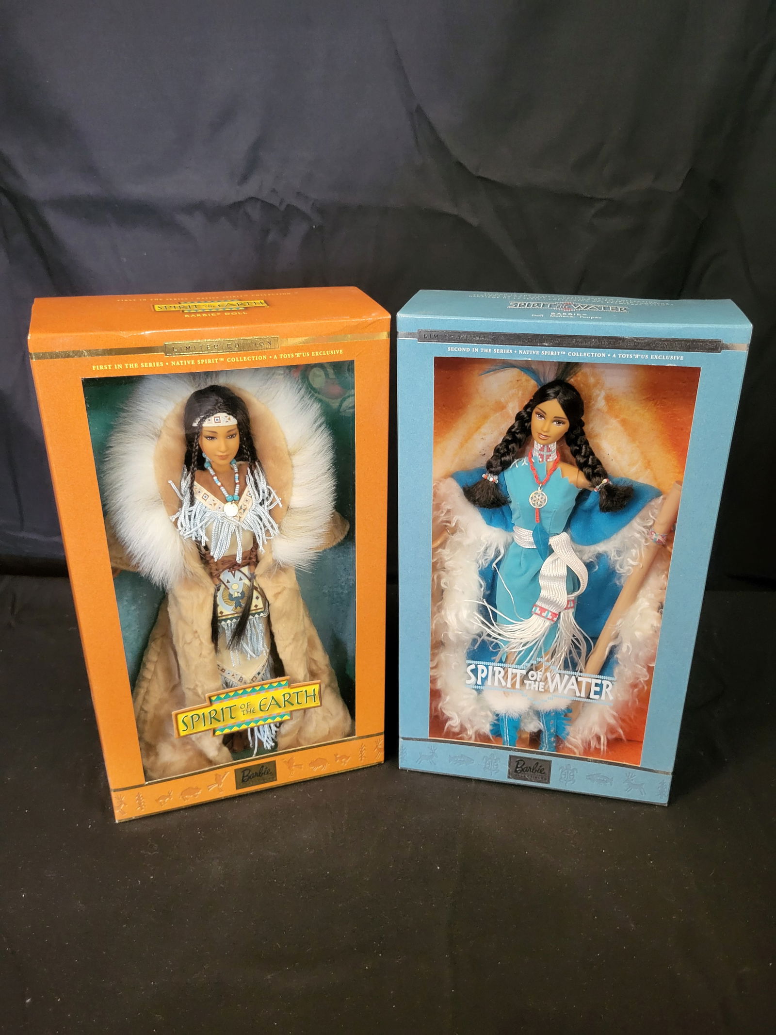 I00020 A Pair of Mattel Native Spirit Collection Limited Edition Barbie Dolls (1 of 6)