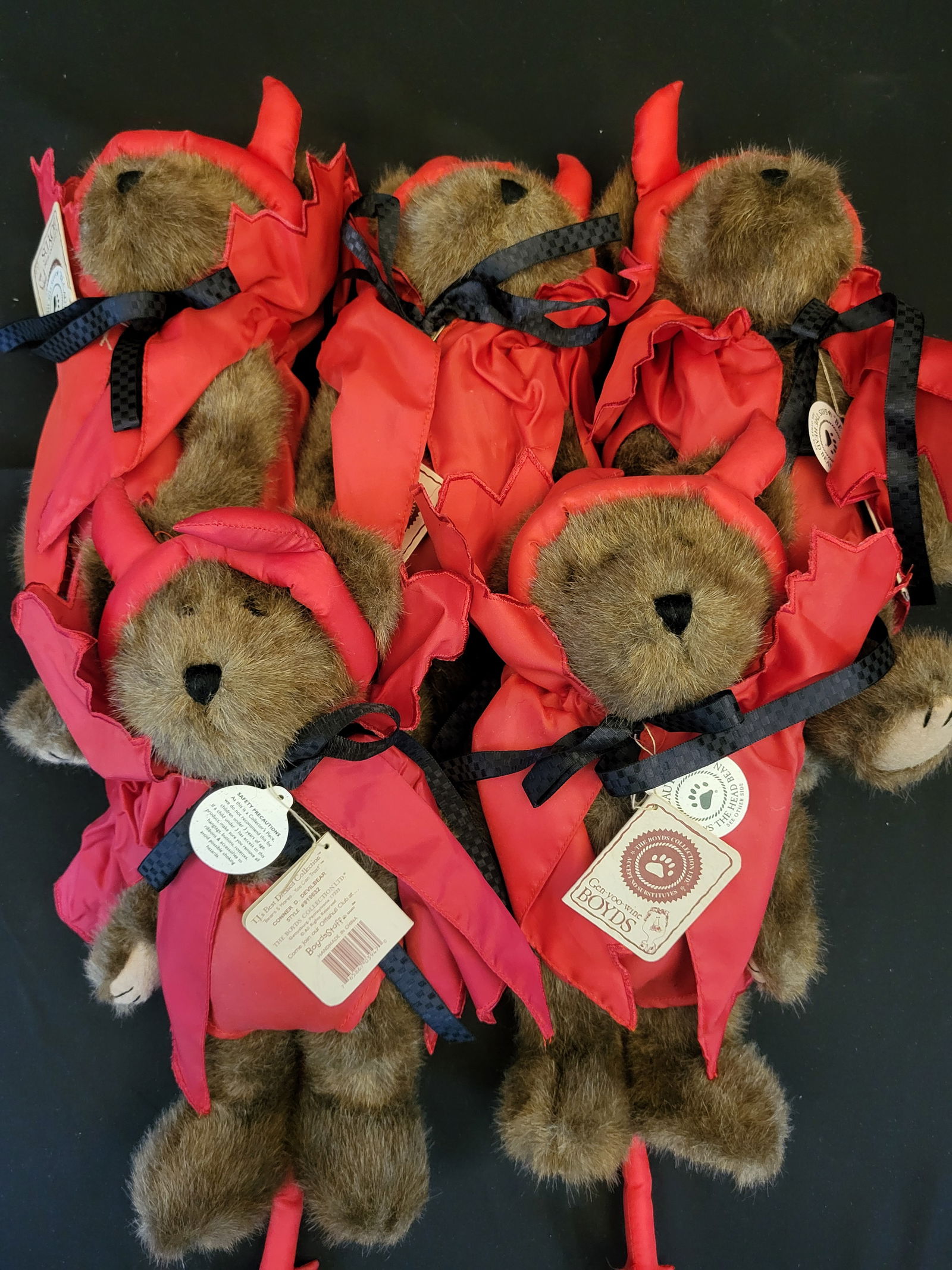 I00297 A Collection of Boyds Bears Conner D. Devilbear Plush Toys (1 of 3)