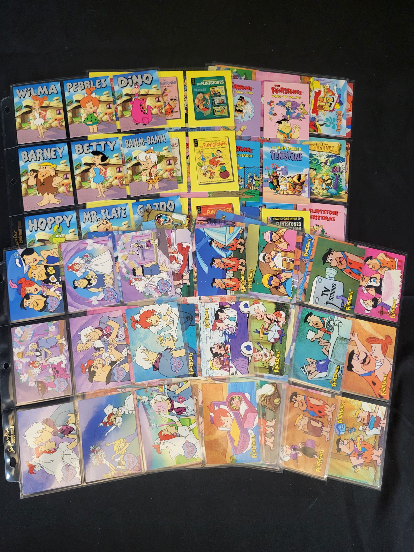 I00526 A Collection of Vintage The Flintstones Trading Cards (1 of 2)