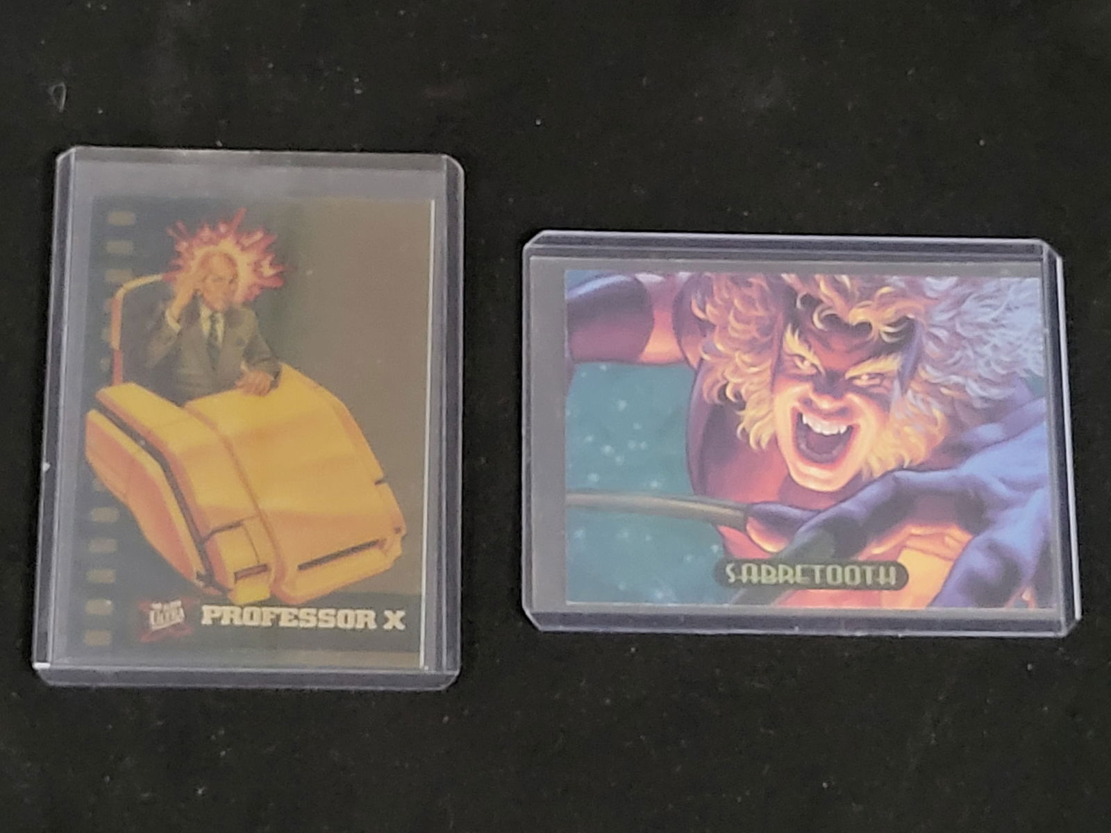 I00152 Two Marvel X-Men Trading Cards Including Fleer Ultra Professor X and 1994 Marvel Masterpieces (1 of 2)