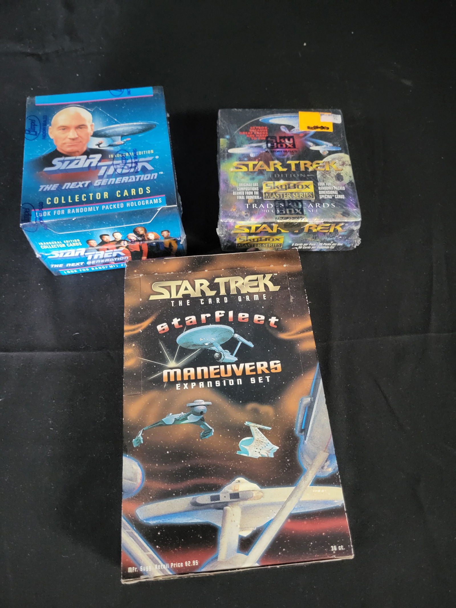 I00184 A Trio of Star Trek Trading Card and Expansion Set Boxes (1 of 2)