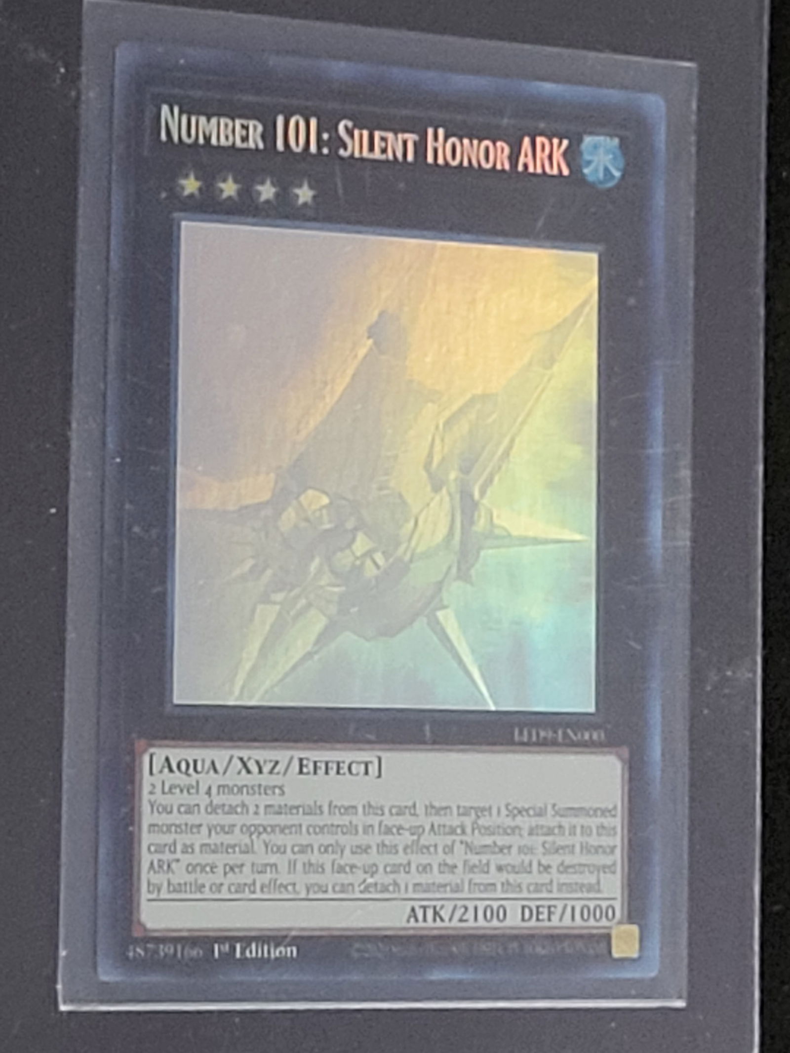 I00154 Two Trading Cards Including Yu-Gi-Oh! Number 101: Silent Honor ARK and SAGE Jayden Daniels (1 of 3)