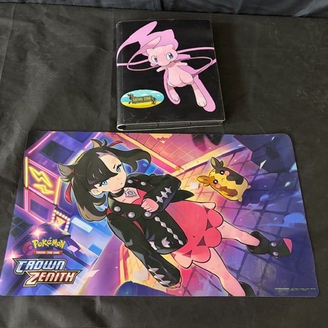 I00559 A Collection of Pokemon Trading Card Game Items Including a Crown Zenith Premium Playmat and (1 of 20)