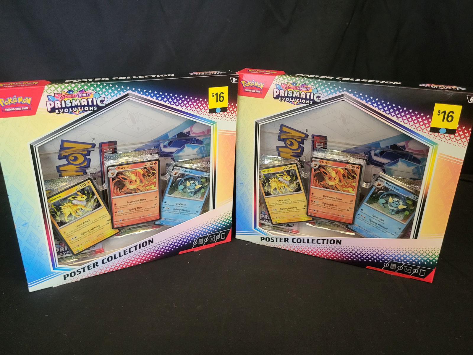 I00426 A Pair of Pok?©mon Trading Card Game Scarlet & Violet Prismatic Evolutions Poster (1 of 1)