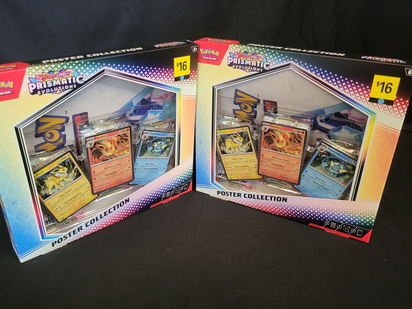 I00427 A Pair of Pok?©mon TCG Scarlet & Violet 8.5 Prismatic Evolutions Poster Collection Boxes (1 of 1)
