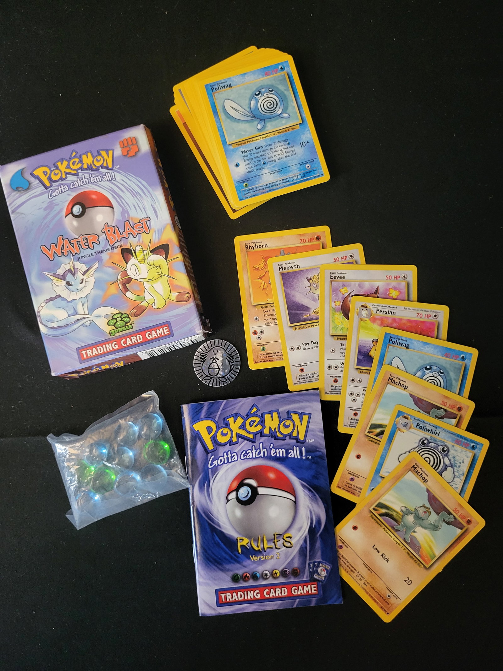 I00080 A Collection of Pok?©mon TCG Items Including a Water Blast Jungle Theme Deck and Chansey (1 of 5)