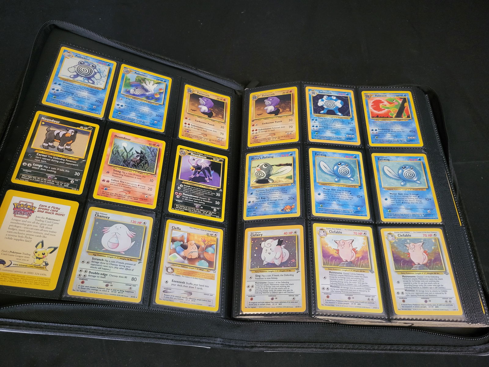 I00424 A Collection of Original 151 and Neo Series Wizards of the Coast Pokemon Trading Cards (1 of 7)