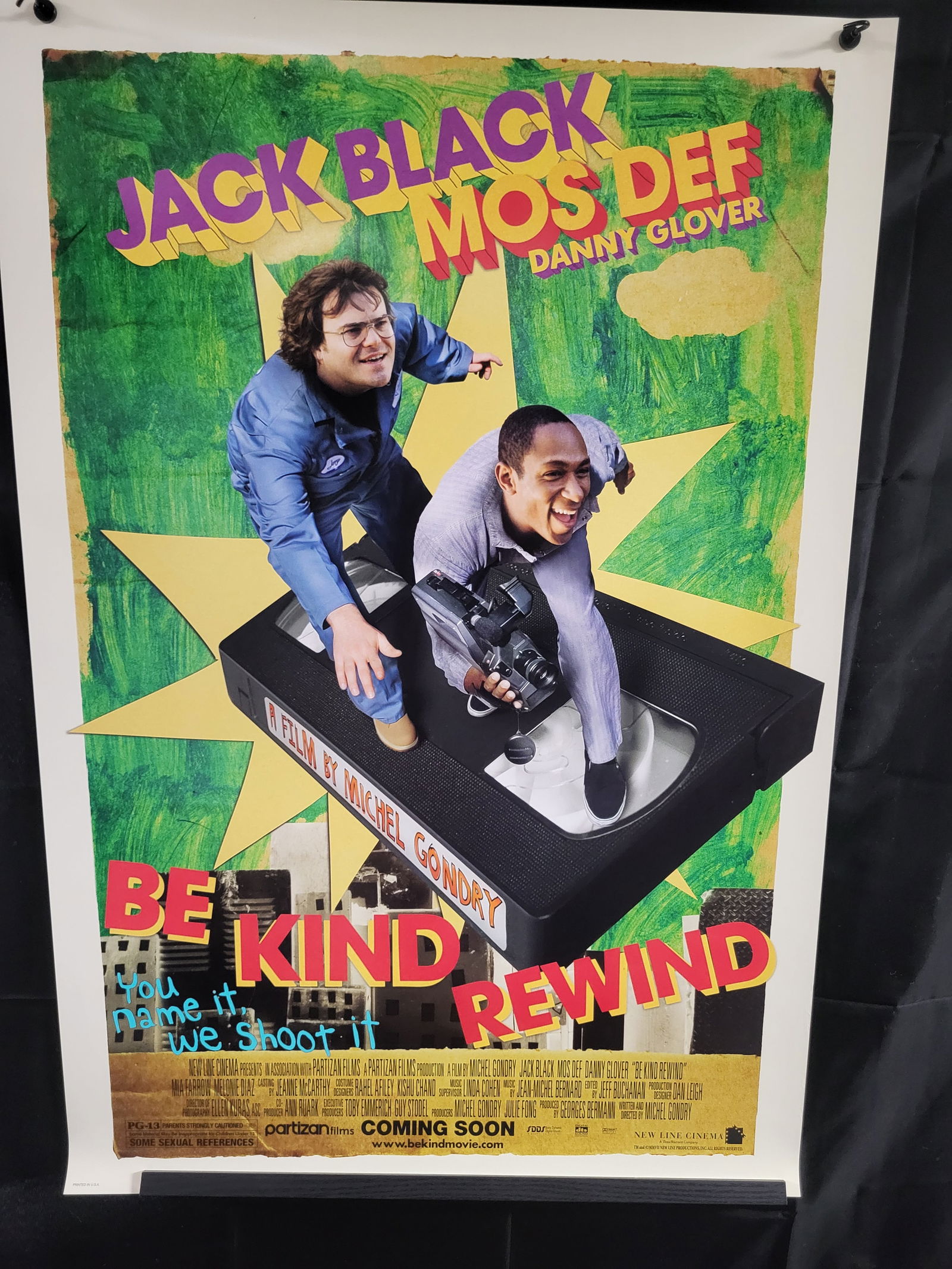 I00465 Be Kind Rewind Original One Sheet Movie Poster 2008 (1 of 2)