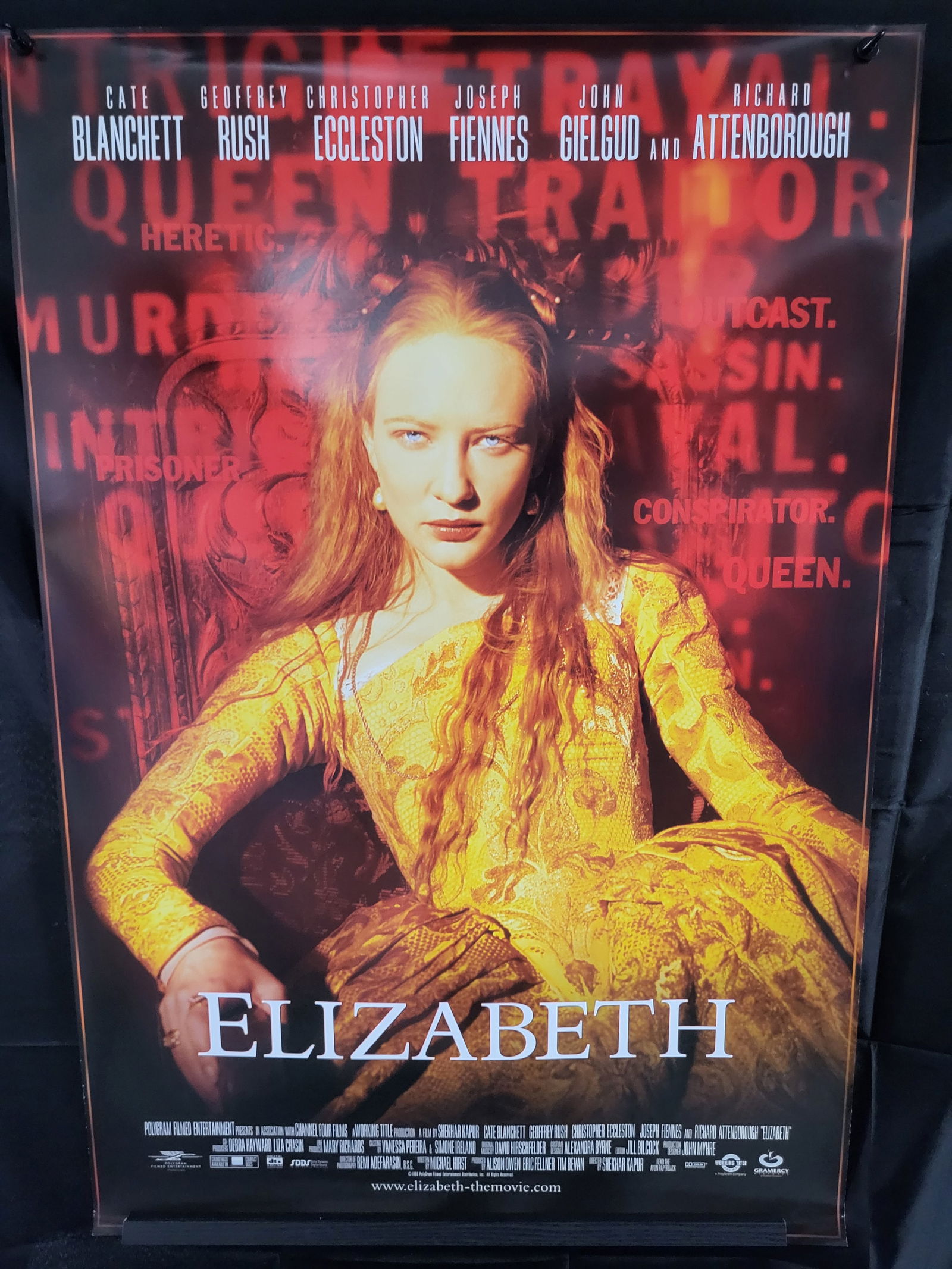 I00489 Elizabeth (1998) Promotional Film Poster (1 of 1)