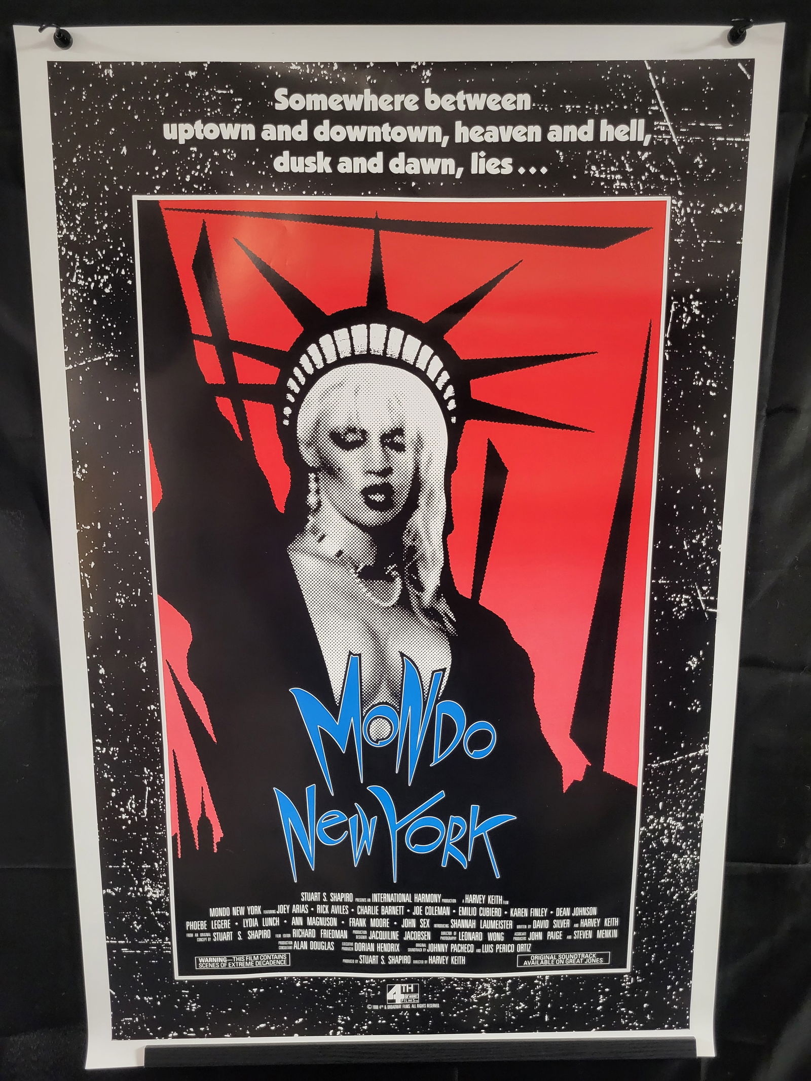 I00517 Original Mondo New York 1988 Film Poster (1 of 1)