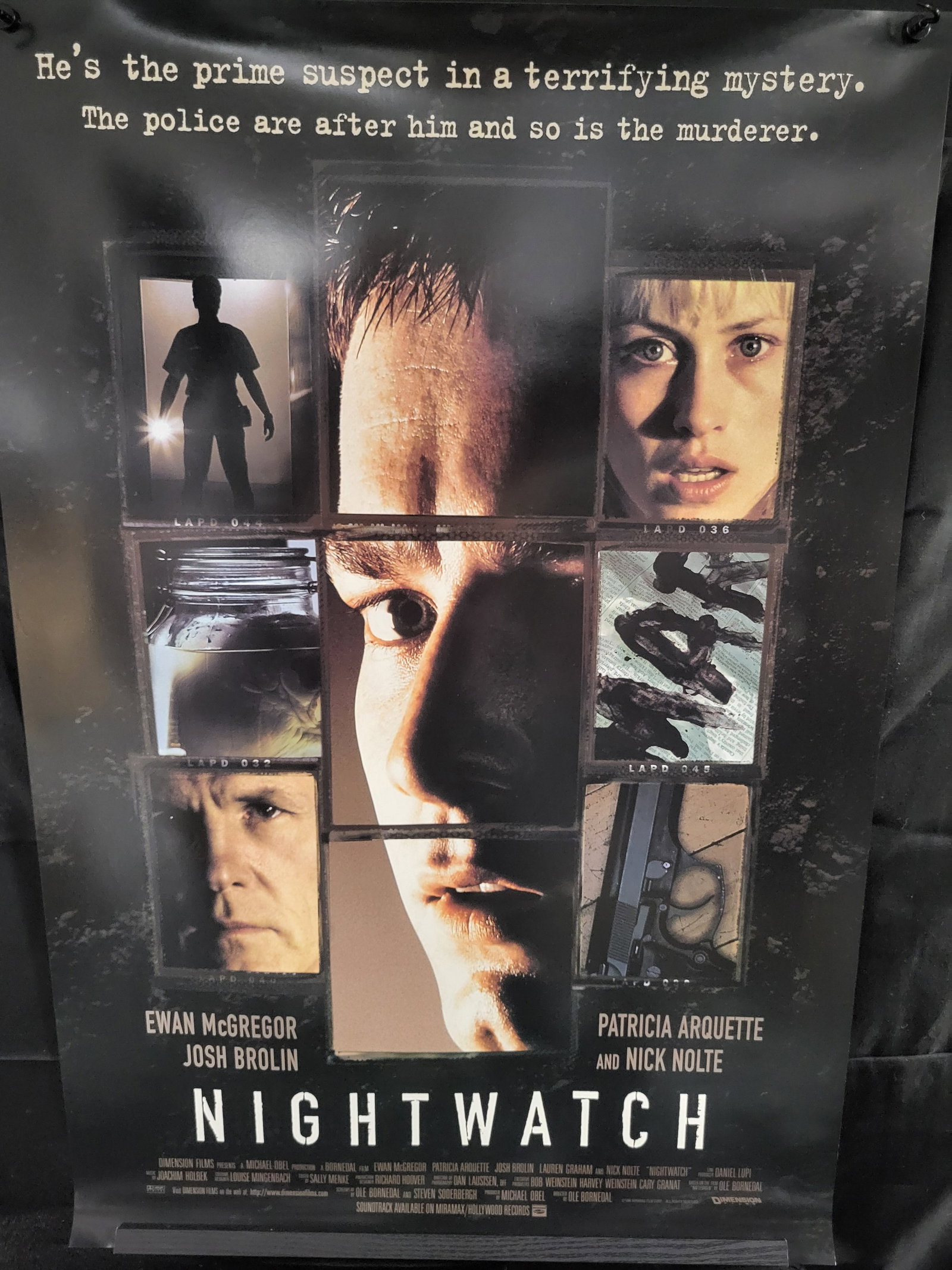 I00471 Original Theatrical Movie Poster for Nightwatch (1997) (1 of 2)