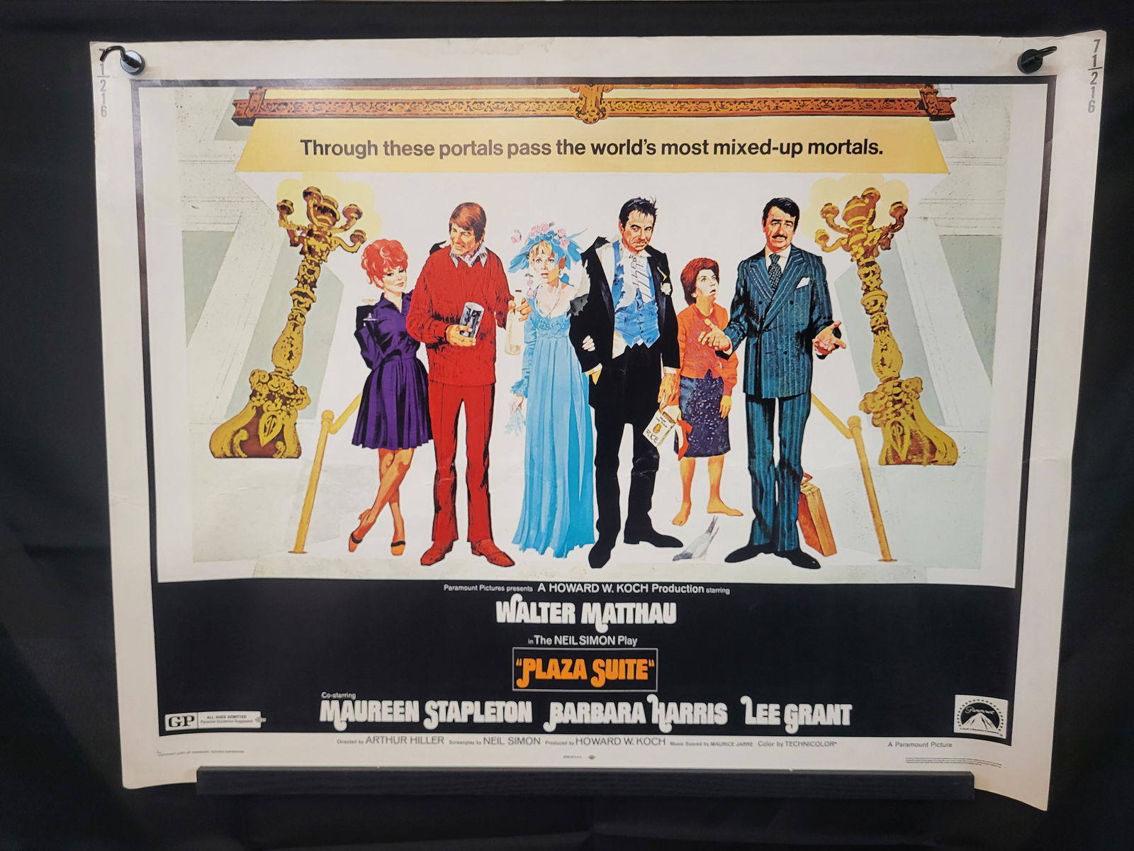 I00440 Plaza Suite (1971) Original Theatrical Movie Poster (1 of 5)