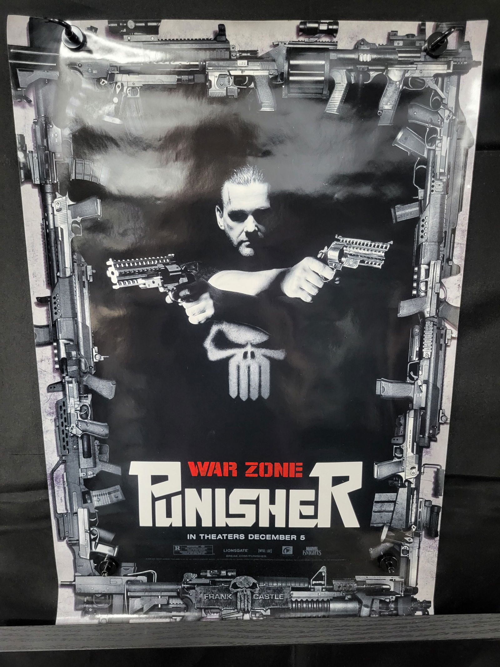I00443 Punisher War Zone Original Promotional Movie Poster (1 of 3)