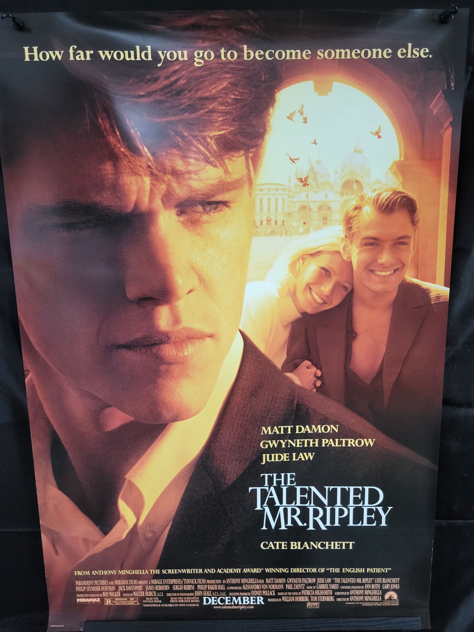 I00501 The Talented Mr. Ripley (1999) Original Theatrical Movie Poster (1 of 1)