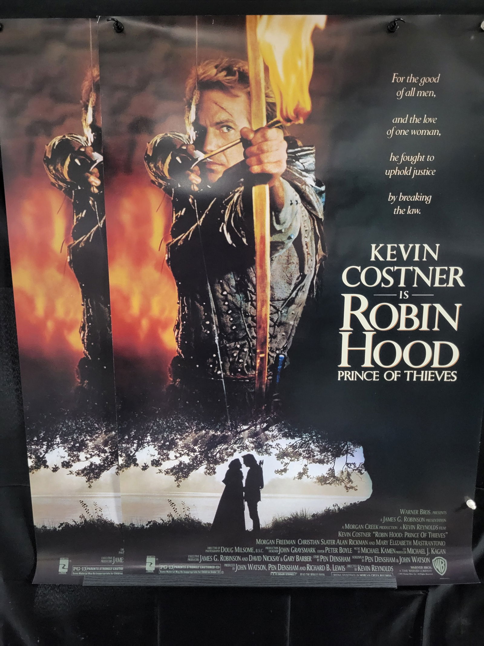 I00478 A Collection of Robin Hood: Prince of Thieves Original Promotional Movie Posters (1 of 2)