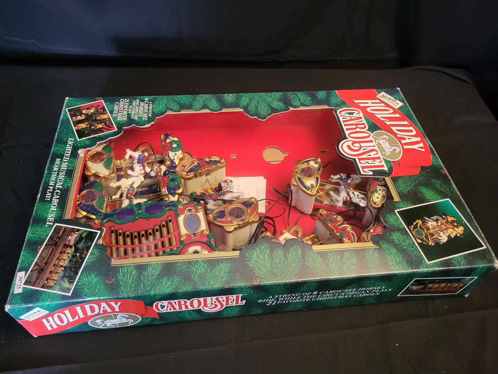 I00206 Mr. Christmas Holiday Carousel Lighted Musical Decoration (1 of 2)