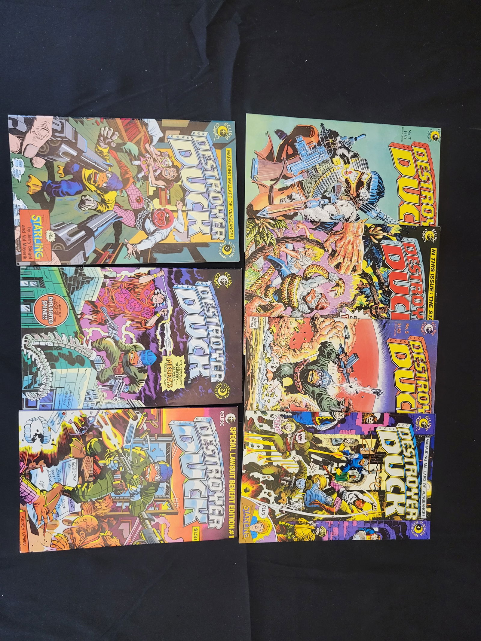 A Collection of Destroyer Duck Comic Books Published by Eclipse Comics (1 of 2)