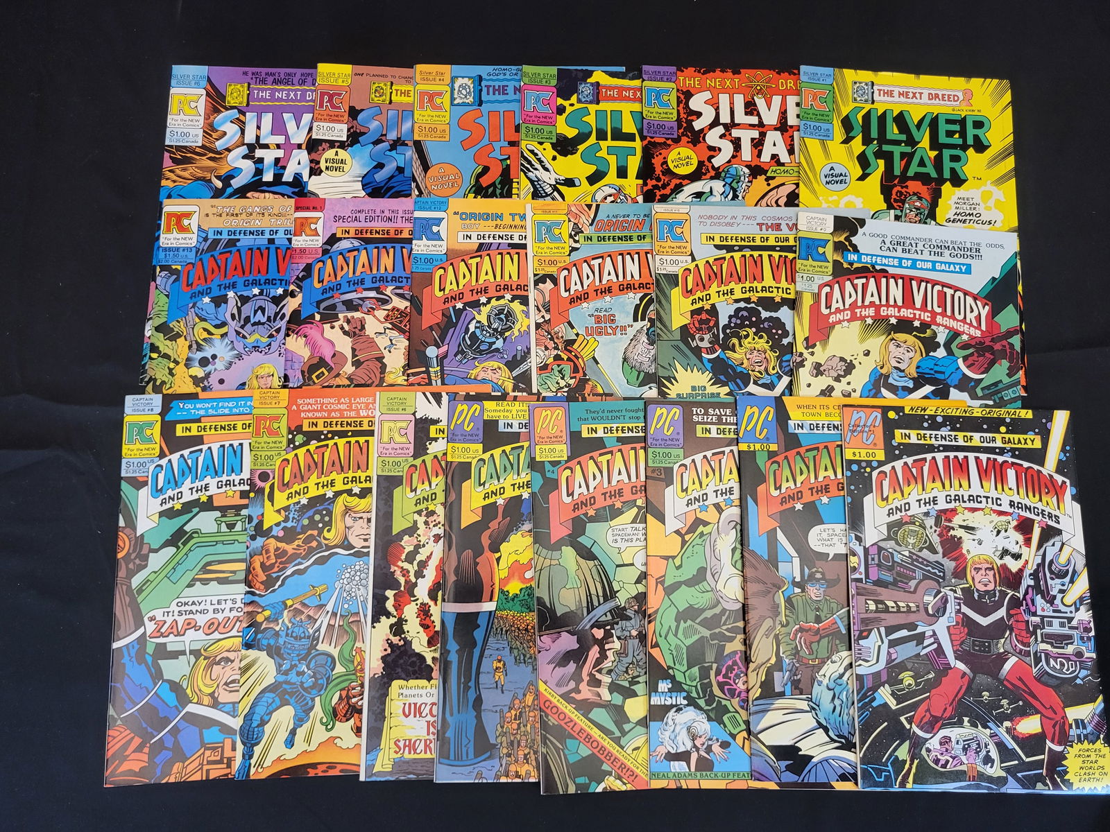 A Collection of Jack Kirby Pacific Comics Silver Star and Captain Victory and the Galactic Rangers (1 of 2)