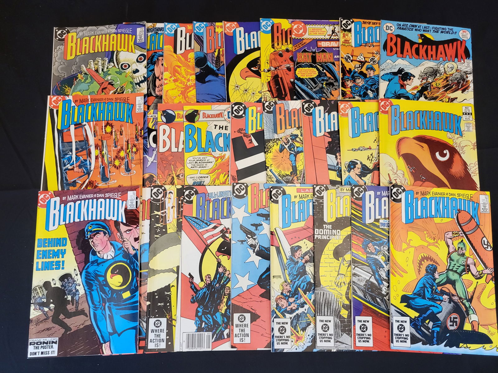 A Collection of DC Blackhawk Comic Books Featuring 1982 Relaunch Issues (1 of 2)