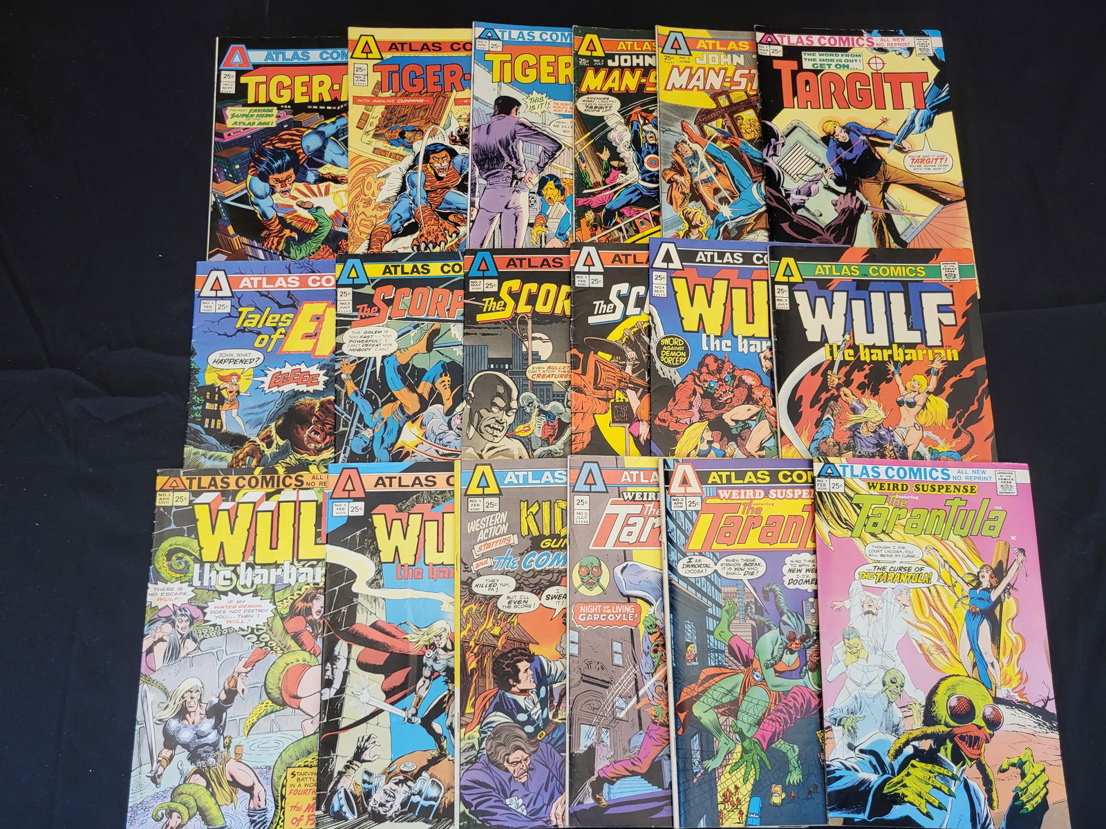 A Collection of Atlas Comics Bronze Age Comic Books circa 1975 (1 of 2)