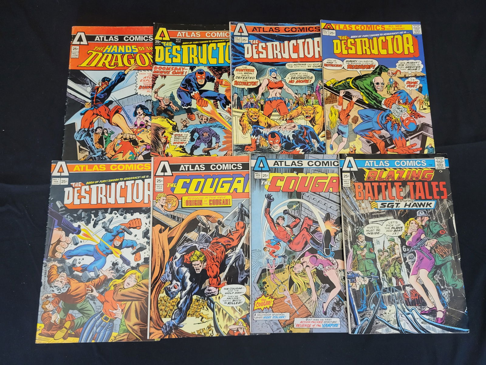 A Collection of Atlas Comics 1970s Bronze Age Comic Books (1 of 2)