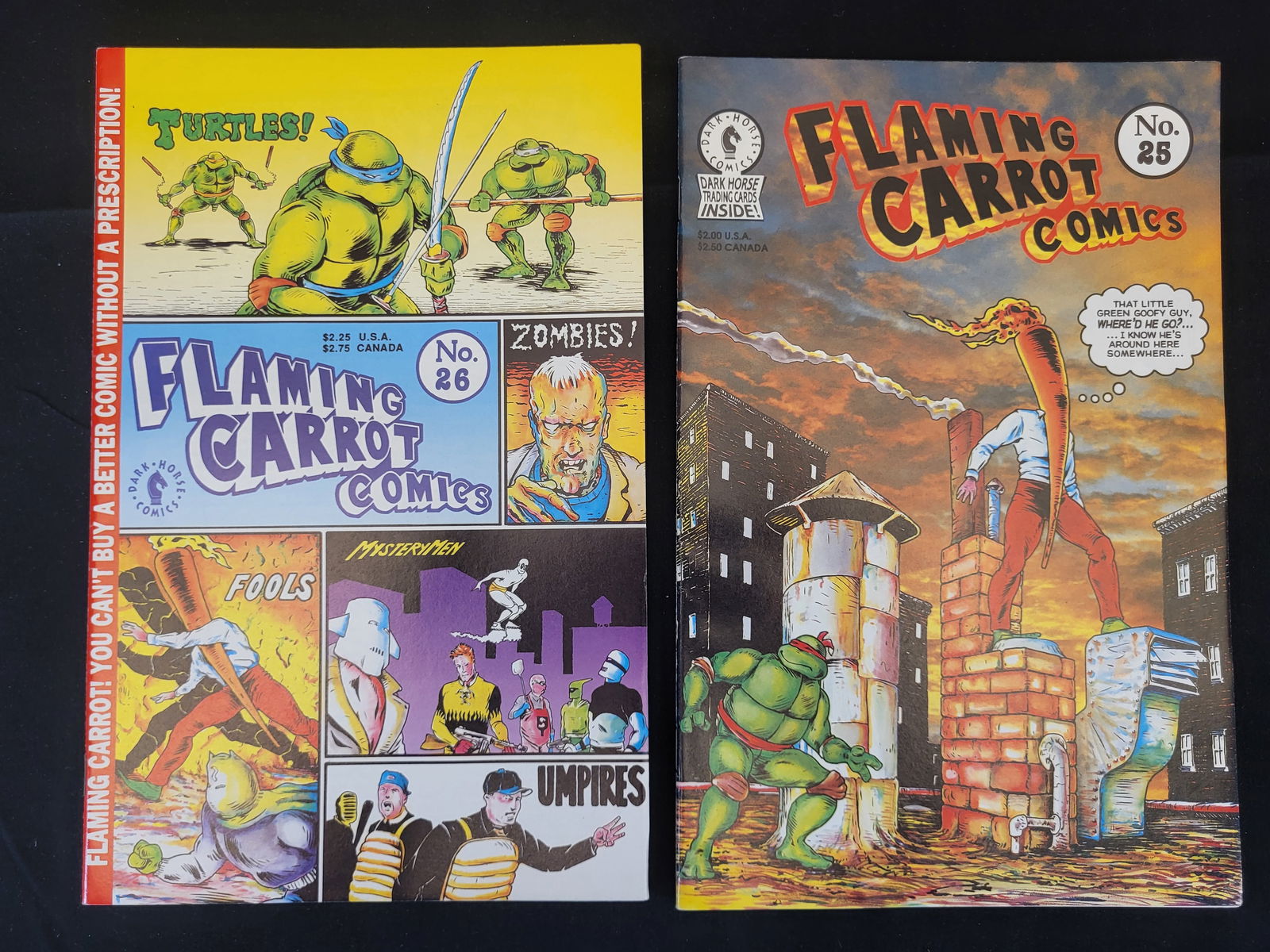 A Pair of Dark Horse Flaming Carrot Comics Issues No. 25 and No. 26 (1 of 2)