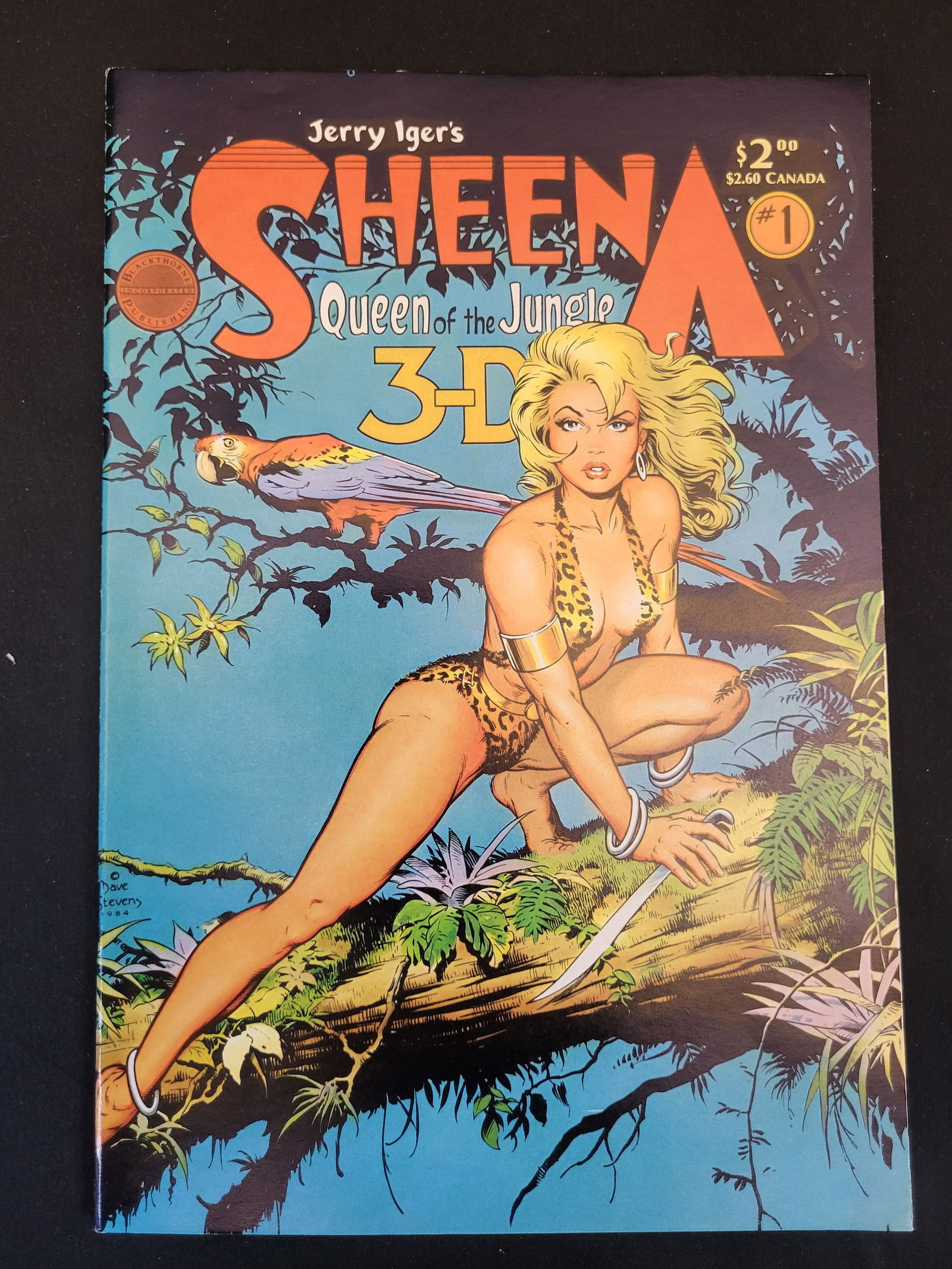 Sheena Queen of the Jungle 3-D Special #1 Blackthorne Publishing (1 of 2)