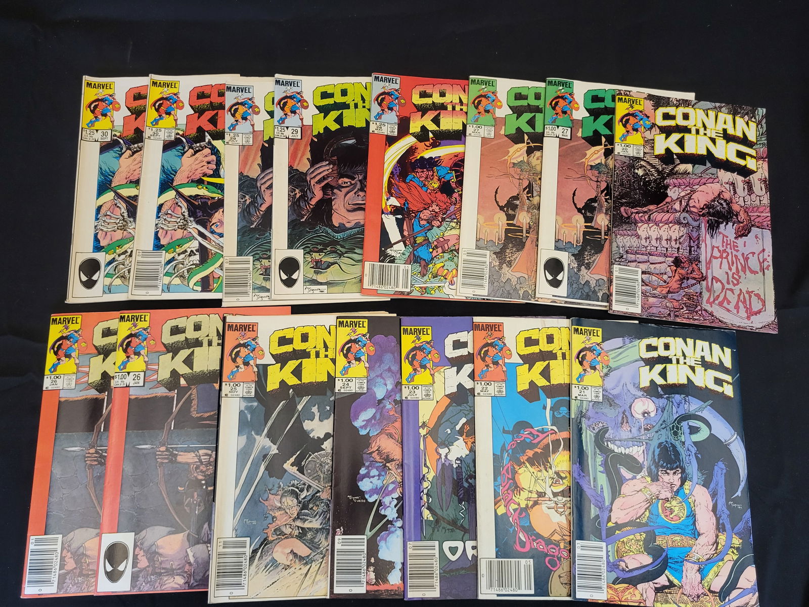 A Collection of Marvel Comics Conan the King Issues (1 of 2)