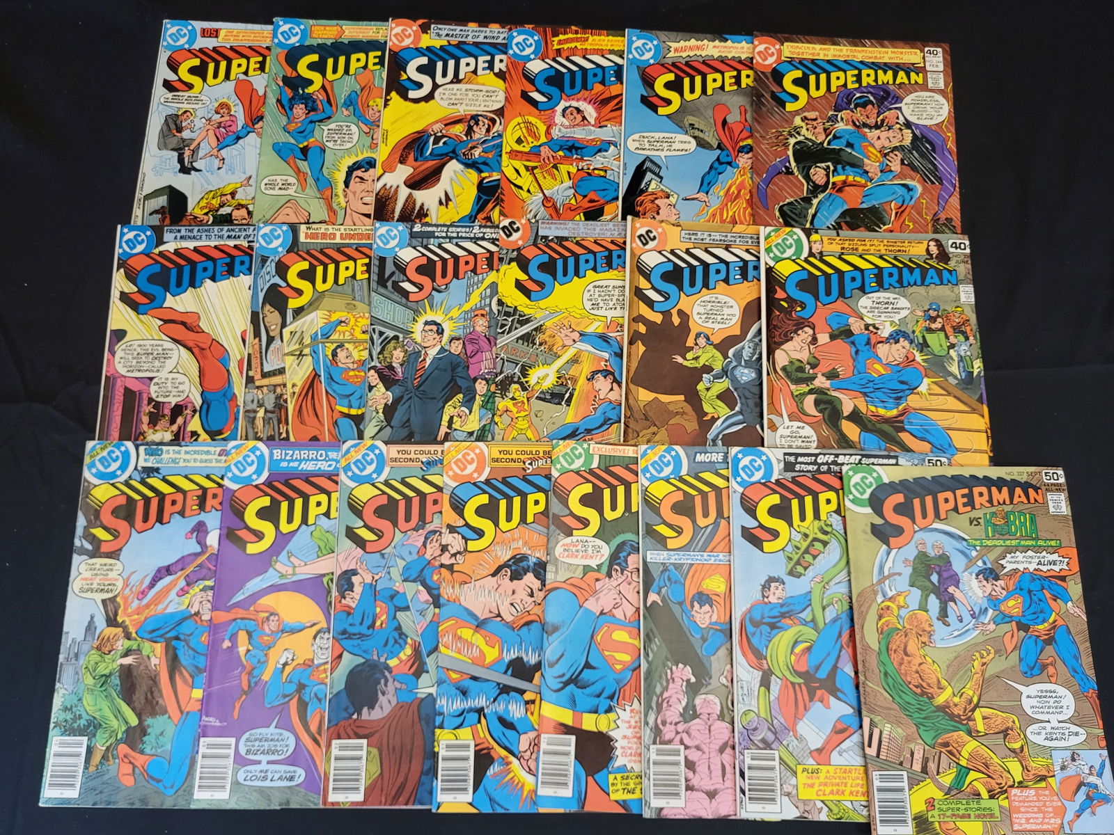 A Collection of DC Comics Superman Bronze Age Comic Books (1 of 2)
